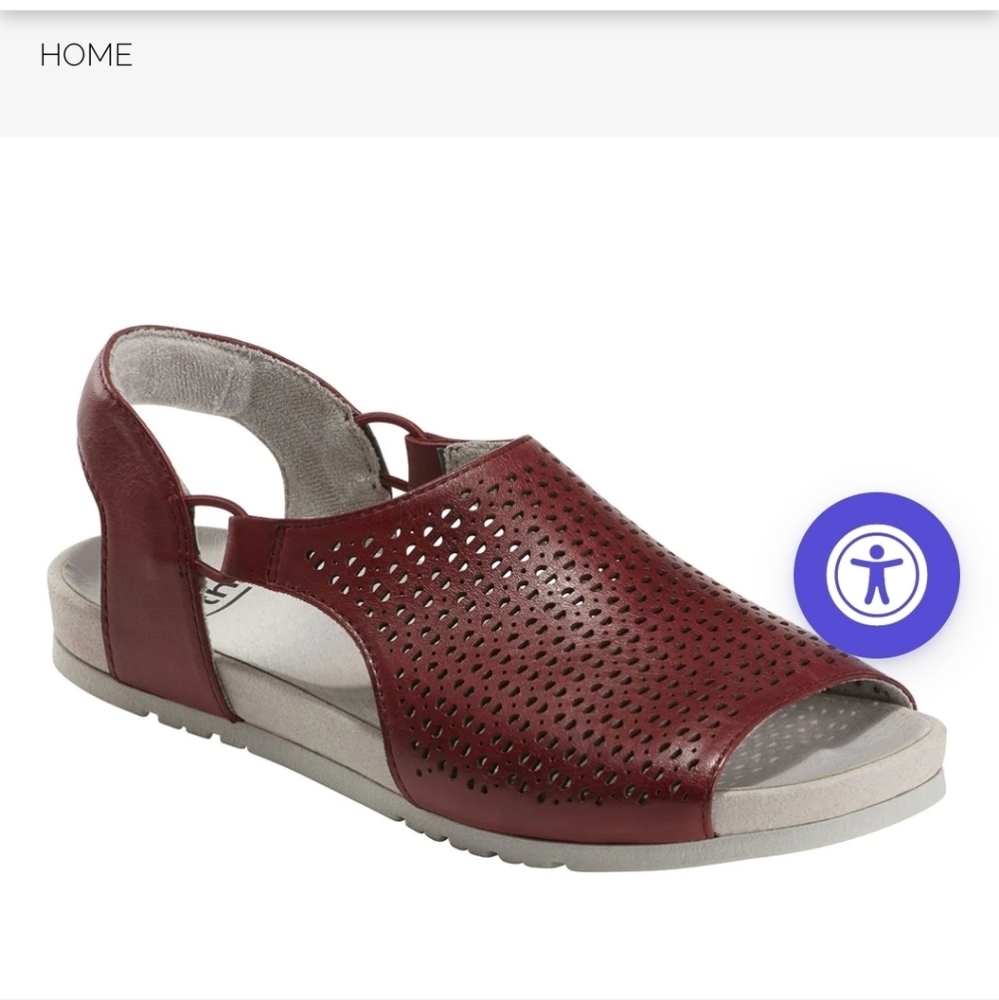 Earth Linden Laveen In Red Leather